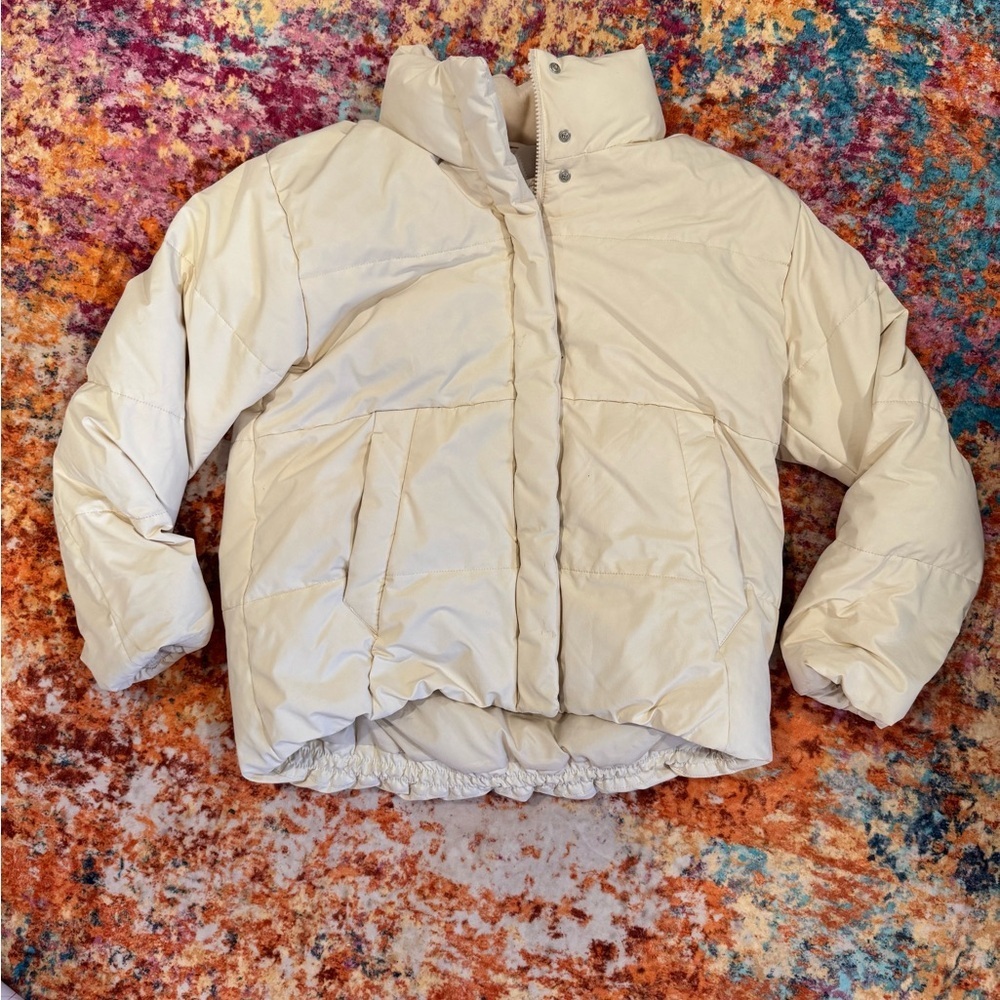 Top Ten The Super Air Women's Cream Puffer Jacket